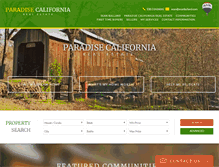 Tablet Screenshot of paradisecahomes.com